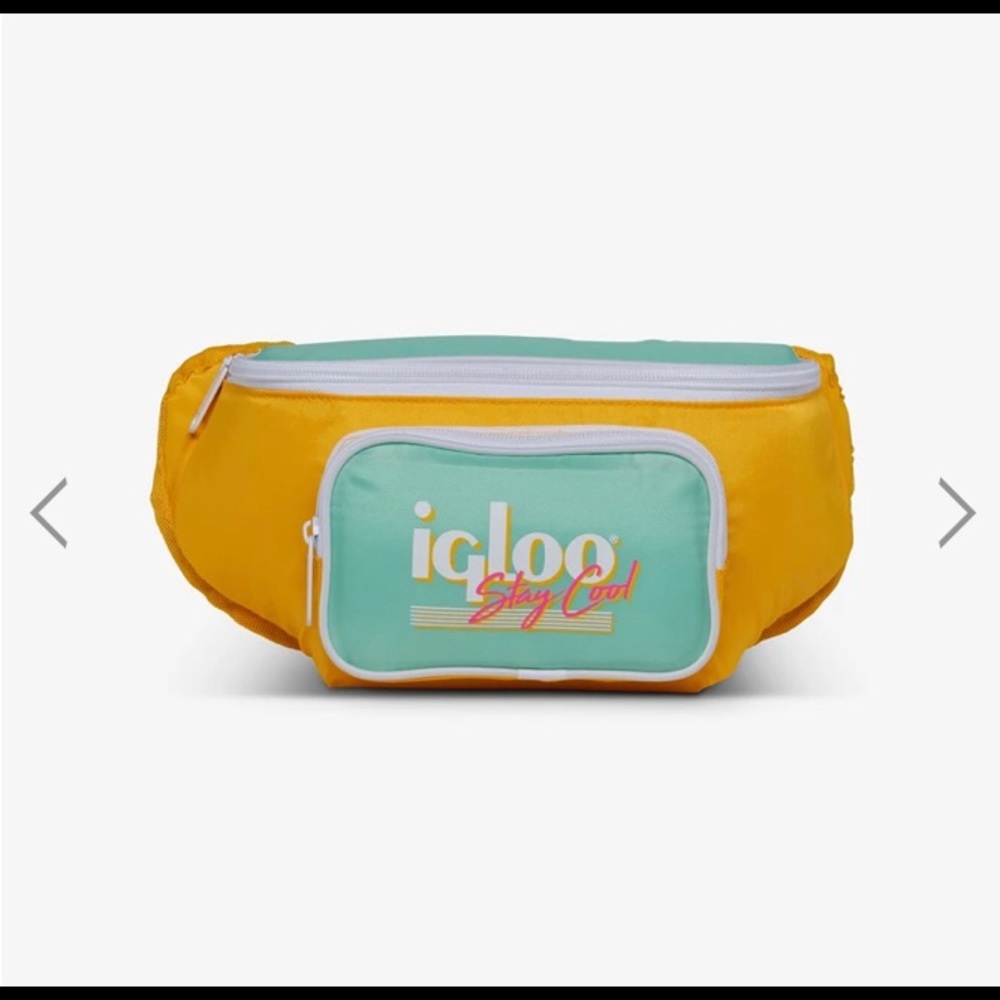 Retro Igloo Fanny Pack in Yellow